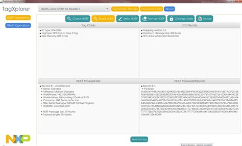 nxp nfc tag writer app|nxp rfid tag.